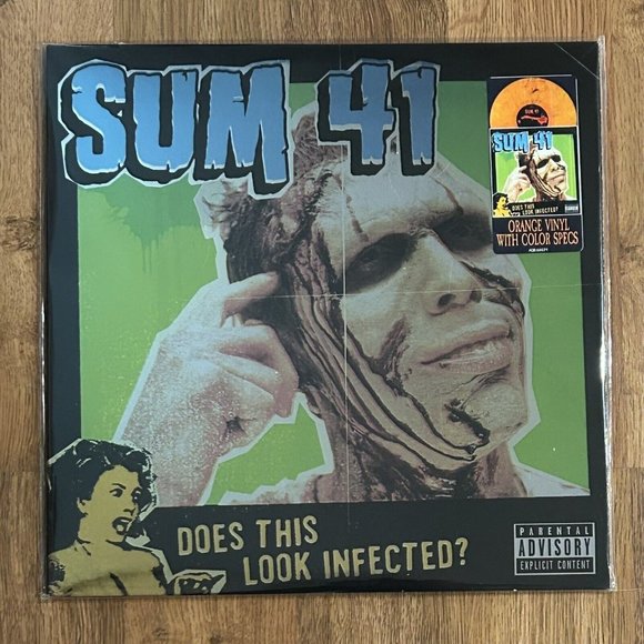 Sum 41 Does This Look Infected LP + Litho ~ Ltd Ed Colored Vinyl ~ Brand New! - Picture 3 of 3